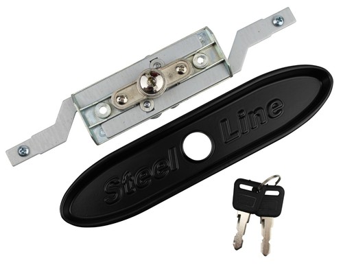 Steel line garage door - steel, lock