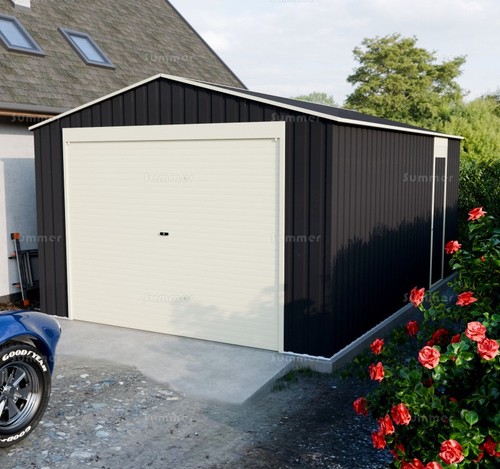 Apex metal garage with - apex,