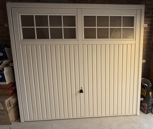 And over garage door - over,
