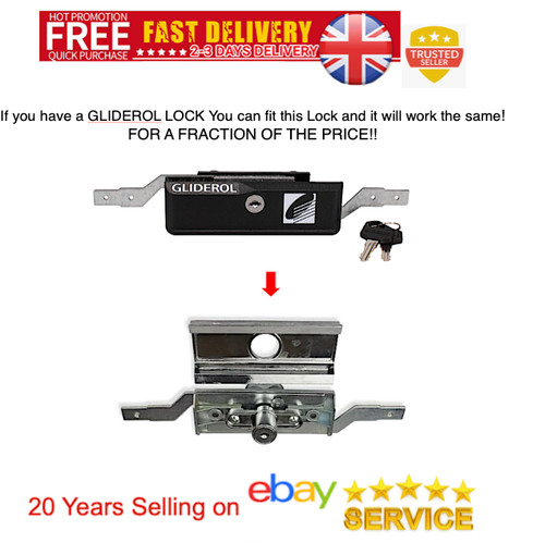 Gliderol garage door lock - gliderol,